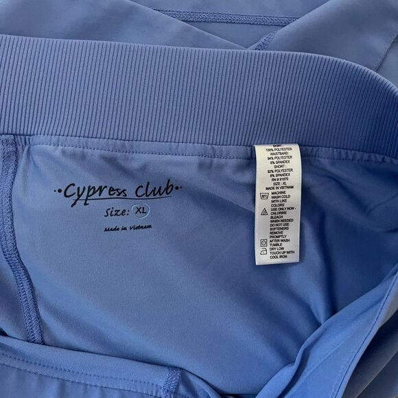 🟢Cypress Club Women's Skort Built-in Shorts Tummy Smoothing Persian Jewel Sz XL - Picture 6 of 7